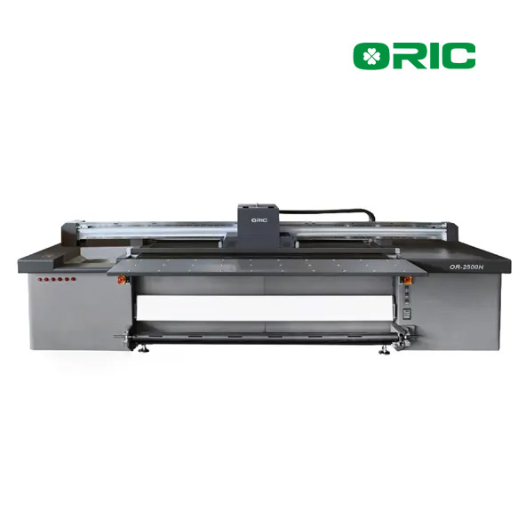 OR-2500H 2.5M UV roll ili kusonga na printa ya mseto-moja na vichwa 3-12pcs Ricoh